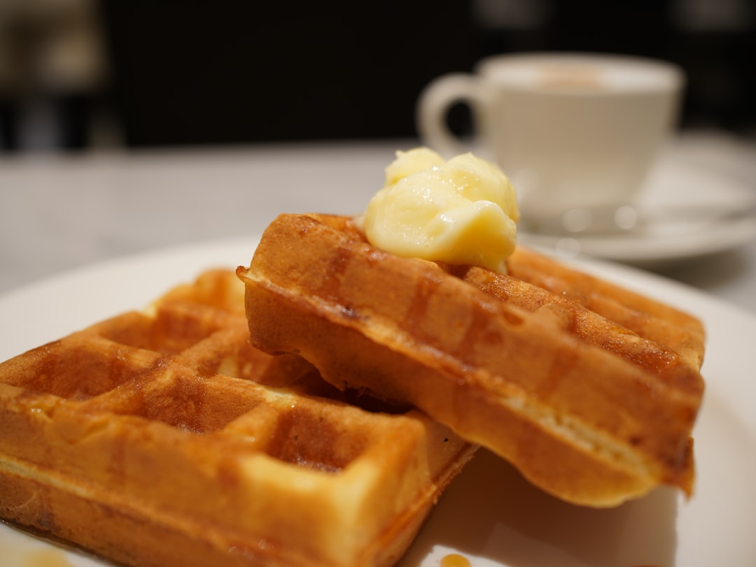 Photo Sourdough waffles